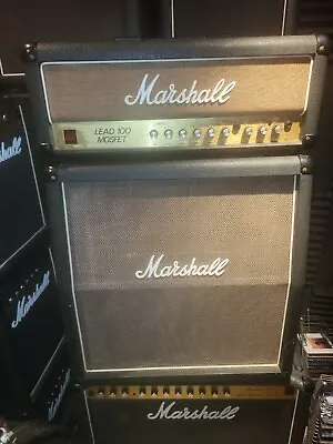 Marshall Model 3210 Lead 100 Mosfet Amplifier And 4 X 10 Cab • £435