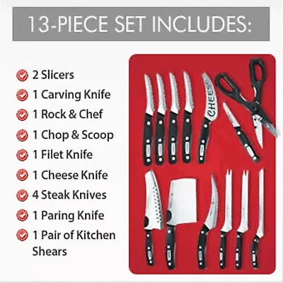 Miracle Blade World Class 13 Piece Knife Set Brand New • $59.49