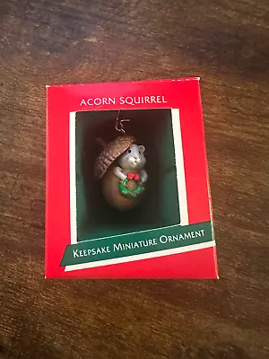 Hallmark  Acorn Squirrel  Ornament (1989) • $6.99