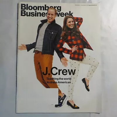 Bloomberg Business 2013 December William And Kate J. Crew Royals NR • $39.99