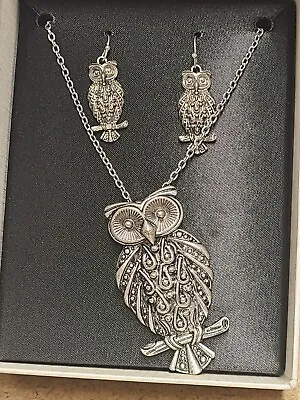 Mixit Set Earrings & Necklace Owl • $14.95