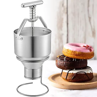 5L Donut Depositor Manual Donut Dispenser Donut Dropper Hopper W/Stand Holder • $74.10