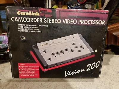 Camlink Vision 200 Camcorder Stereo Video Processor + All Accessories • £16.99