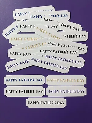 20 Father’s Day Card Making Banners Embellishments Sentiments Toppers • £3.50