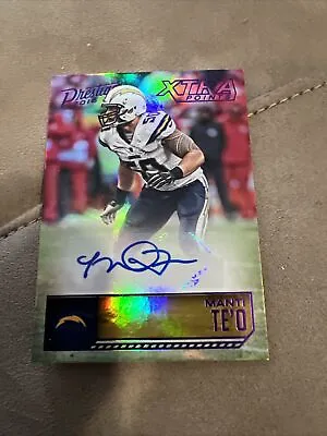 2016 Panini Prestige - Veteran Signatures Xtra Points Purple #68 Manti Te'o /100 • $14.99