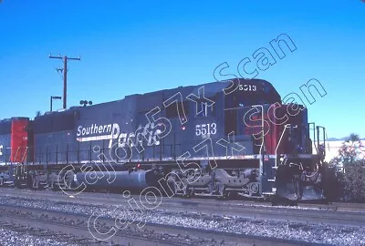 Original Slide- SP SD50 5513 (ex-DRGW) At San Bernardino CA. 12/99 • $3.99