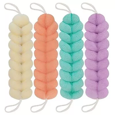 Bath Loofah Shower Sponge Soft Mesh Loofah Body Scrubber With Long Loofah Bath S • $10.89