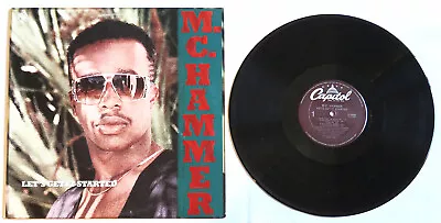 M.C. Hammer Let's Get It Started Record LP Vinyl Original 80's Press 1988 • $0.99