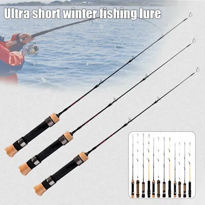 $14.24 • Buy Super Short Micro Winter Fishing Rod Ice Fishing Sea Fishing Gear Shrimp Rod