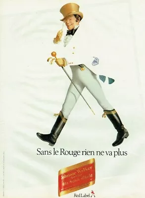 $3.21 • Buy 1983 Advertising 0121 Whisky Johnnie Walker Red Label Advertising 0121 Advertising Nothing Goes More