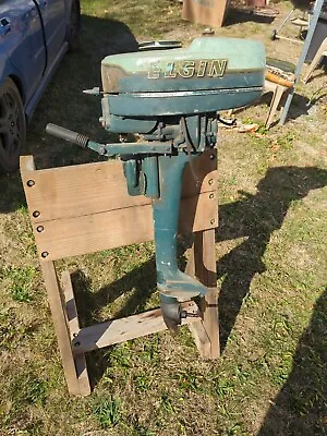 Vtg Elgin 5hp 571.58561 Sears Outboard Boat Motor For Parts #1.1 • $150