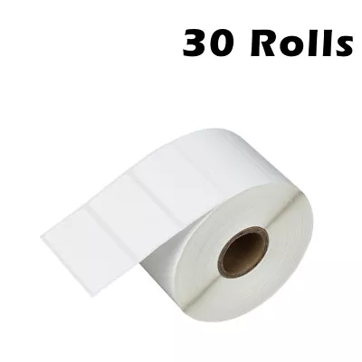 30Rolls 1300 Labels 2x1 Direct Thermal For Zebra LP 2824 2844 2442 Eltron ZP450 • $108.65