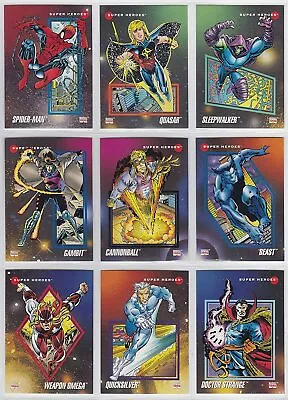 1992 Marvel Universe III Impel X-Men Base Card U Pick Choose Complete Your Set  • $4.15