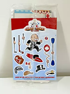 2017 McDonald's Canada 150 Coast To Coast Monopoly Game Dress Up Mr Monopoly NEW • $11.48