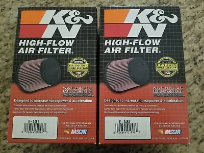 K&n E-3461 Air Filter Vw Dual Carb Dellorto Weber New 8-7/8 X 5 1/4 X 3 1/4 • $55