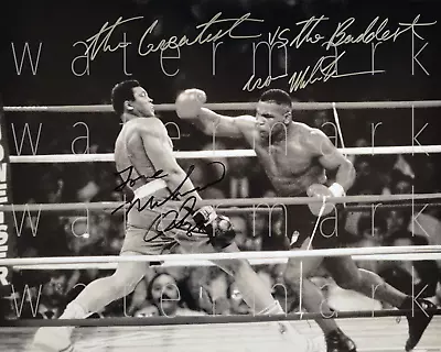 Mike Tyson Vs Muhammad Ali Signed 8X10 Inch Photo Picture Poster Autograph RP  • $16.99