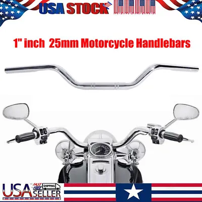 1  25mm Motorcycle Drag Bar Handlebars For Yamaha V-Star XVS 1100 1300 650 950 • $64.08