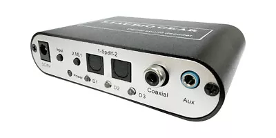 Digital 5.1 2.1 To 2CH 5.1 Surround Virtual Processor Decoder USB Audio Playback • $38