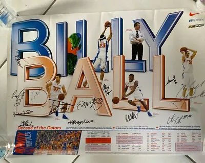 2009/10 Florida Gators Men's Basketball Signed Poster • $50