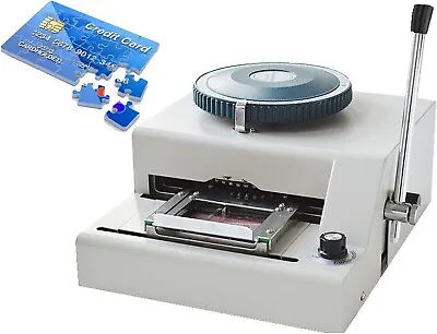 71 Characters Convex Embosser Manual PVC Card Embossing Coding Machine Y • $209.62