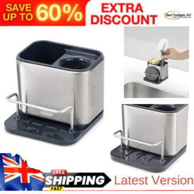 $49.21 • Buy Joseph Joseph Surface Sink Caddy Stainless Steel Sponge Holder Organizer Tidy