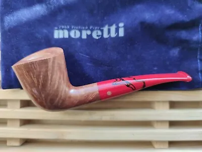 Pipe Moretti Biliard Freehand Handmade Higt Grade Briar Stem Acrylic 18 Oz 28 • $190