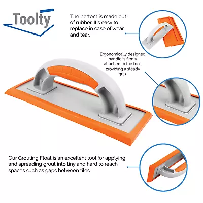 £7.25 • Buy Toolty Rubber Grouting Float Smoothing Platering Finishing Rubber Sponge DIY