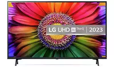 LG 43 Inch 43UR80006LJ Smart 4K UHD HDR LED Freeview TV WiFi Netflix YouTube • £298.97