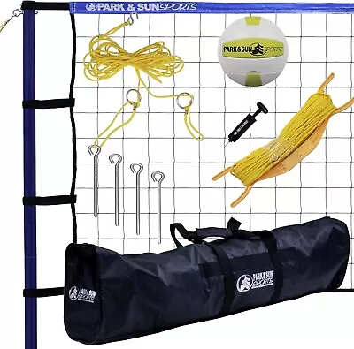 Spiker Sport Portable Outdoor Volleyball Net System Regulation Size 32 X 3 Feet • $59.96