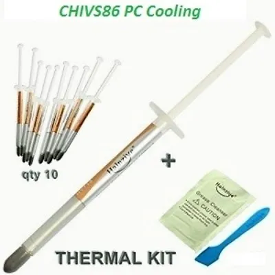 10 X HY710 0.5g Slim Tube Silver Thermal Grease Paste For CPU VGA LED 3.17 W/m-k • £3.05