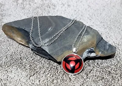 Anime Sharingan Symbol Naruto Style Necklace Pendant Cosplay Jewelry • $15.95