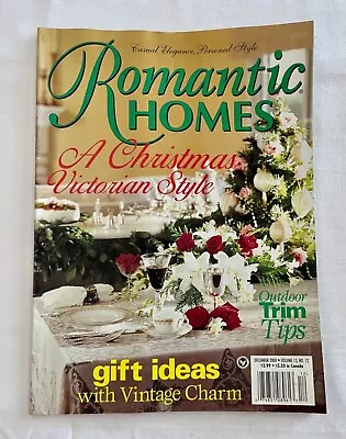 VTG Romantic Homes Magazine..December 2000..V • $9.99