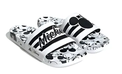 New Adidas Mens Disney Mickey Mouse Adilette Comfort Slides ~ Size 11  #gw1057 • $36