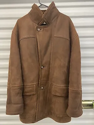 Vintage Gucci 3/4 Leather Jacket Brown Excellent Condition • $1700