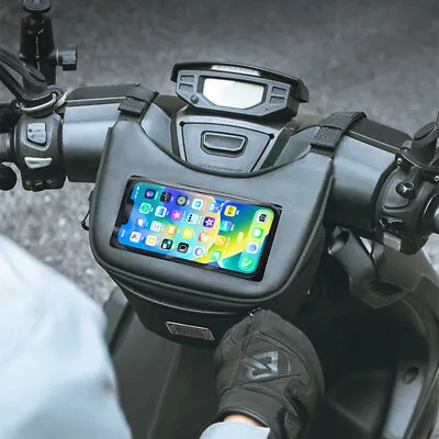 ROCKBROS Waterproof 6.2 Inch Motorbike Phone Bag E-Bike Motorcycle Handlebar Bag • $26.99