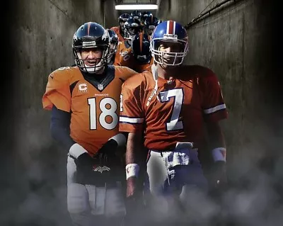 Peyton Manning & John Elway Denver Broncos Football Nfl 8x10 PHOTO PRINT • $6.98