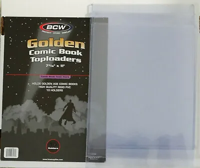 3 Loose BCW Golden Comic Book Topload Holder Toploaders New • $17.95