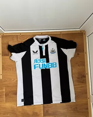 NEWCASTLE UNITED 2021 2022 AWAY FOOTBALL SHIRT SOCCER JERSEY CASTORE Sz XXXL • $44.99