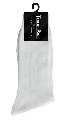 $7.25 • Buy NEW Men's Tuxedo Formal White Dress Thin Socks Sox Hosiery Free Ship 