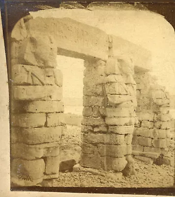 Stereoview - The Temple Of Cerf EGYPT By Francis Frith • $6.22