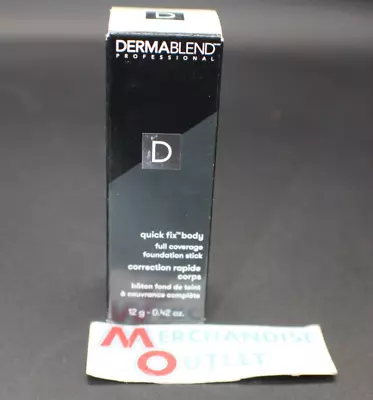 Dermablend Quick-Fix Body Foundation Stick Medium 40W .42oz New In Box • $14.99