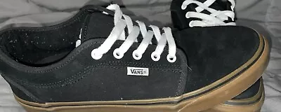 Vans Chukka Low Gum Soles Mens Shoes Size 12 Black Skateboarding Pop Cush • $33.99