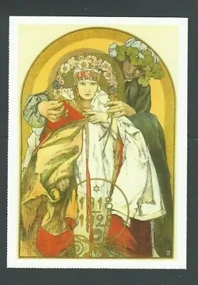 1986 Post Card Alphonse Mucha 1918-1928 Prague 1928 Repo 6 X 4  • $7.59