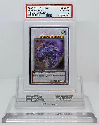 Yugioh 1st Edition Ha01-en023 Mist Wurm Secret Rare Holo Foil Psa 8 Nm-mint #* • $70