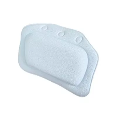 Bath Pillow Comfortable Bath Cushion With Suction Cup Waterproof Light Blue • $23.52