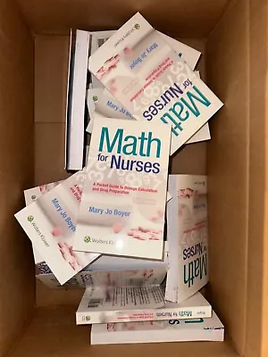Math For Nurses : : A Pocket Guide To Dosage Calculations And Drug... • $25