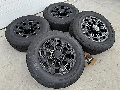 🔥 20  Black Gmc Sierra Denali Hd 2500 3500 Oem Wheels Tires Chevy Lugs Tpms ✅ • $2999.99