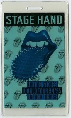 Rolling Stones 1994 Voodoo Lounge Concert Tour Laminated Backstage Pass • $42.35