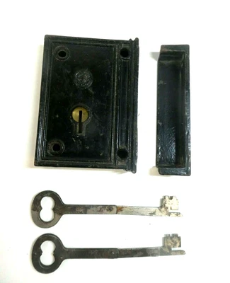 $49.95 • Buy Antique Vintage CHANTRELL TOOL CO. MORTISE LOCK W/ 2 Keys