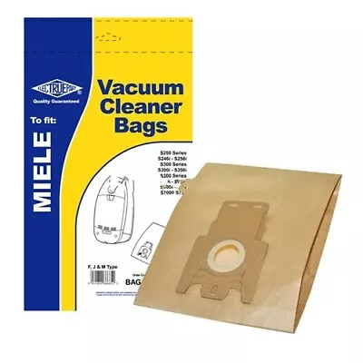 Replacement F/J/M Dust Bag Pack Of 5 For Miele TT6000 FJM • £12.03